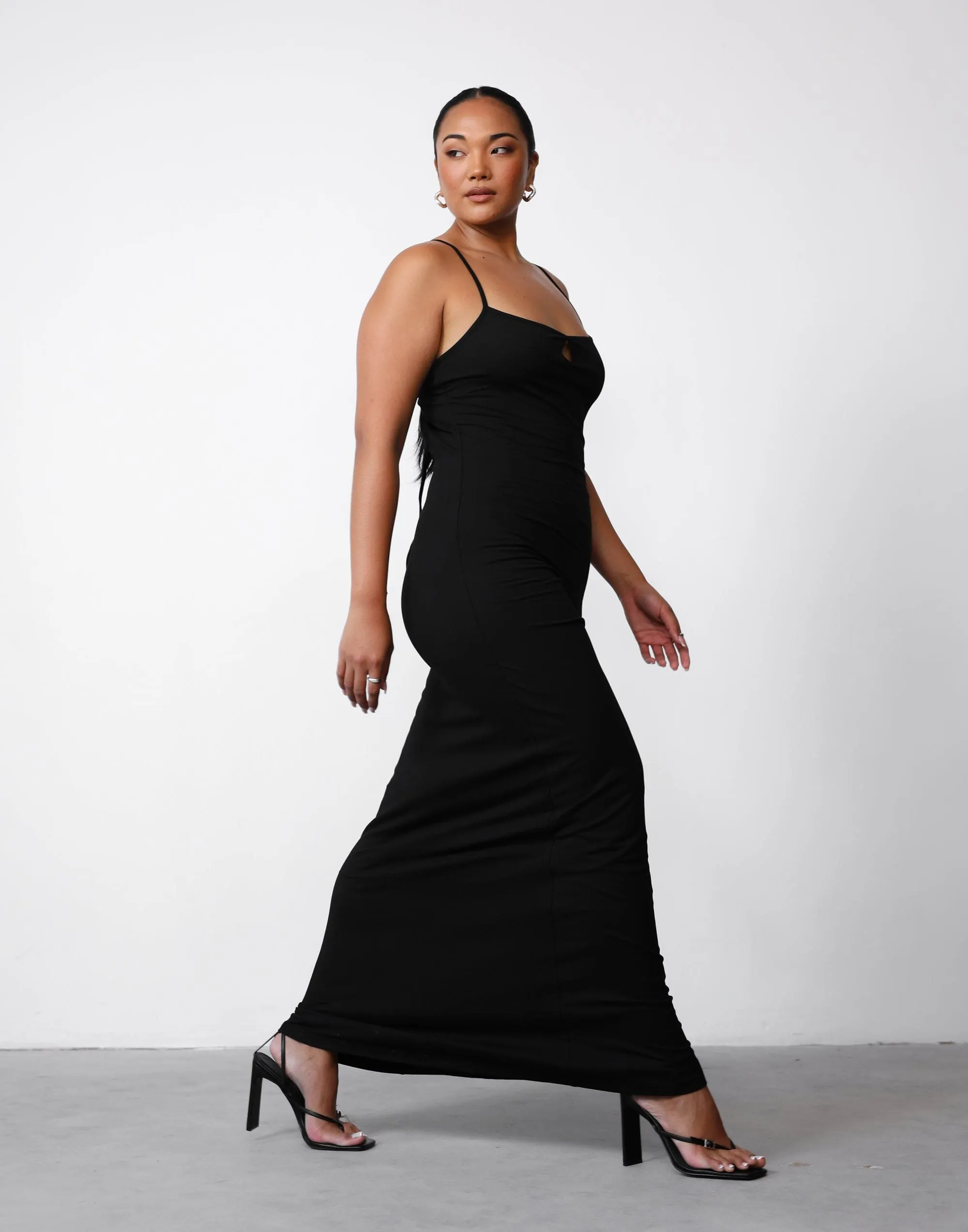 Alexina Maxi Dress (Black)