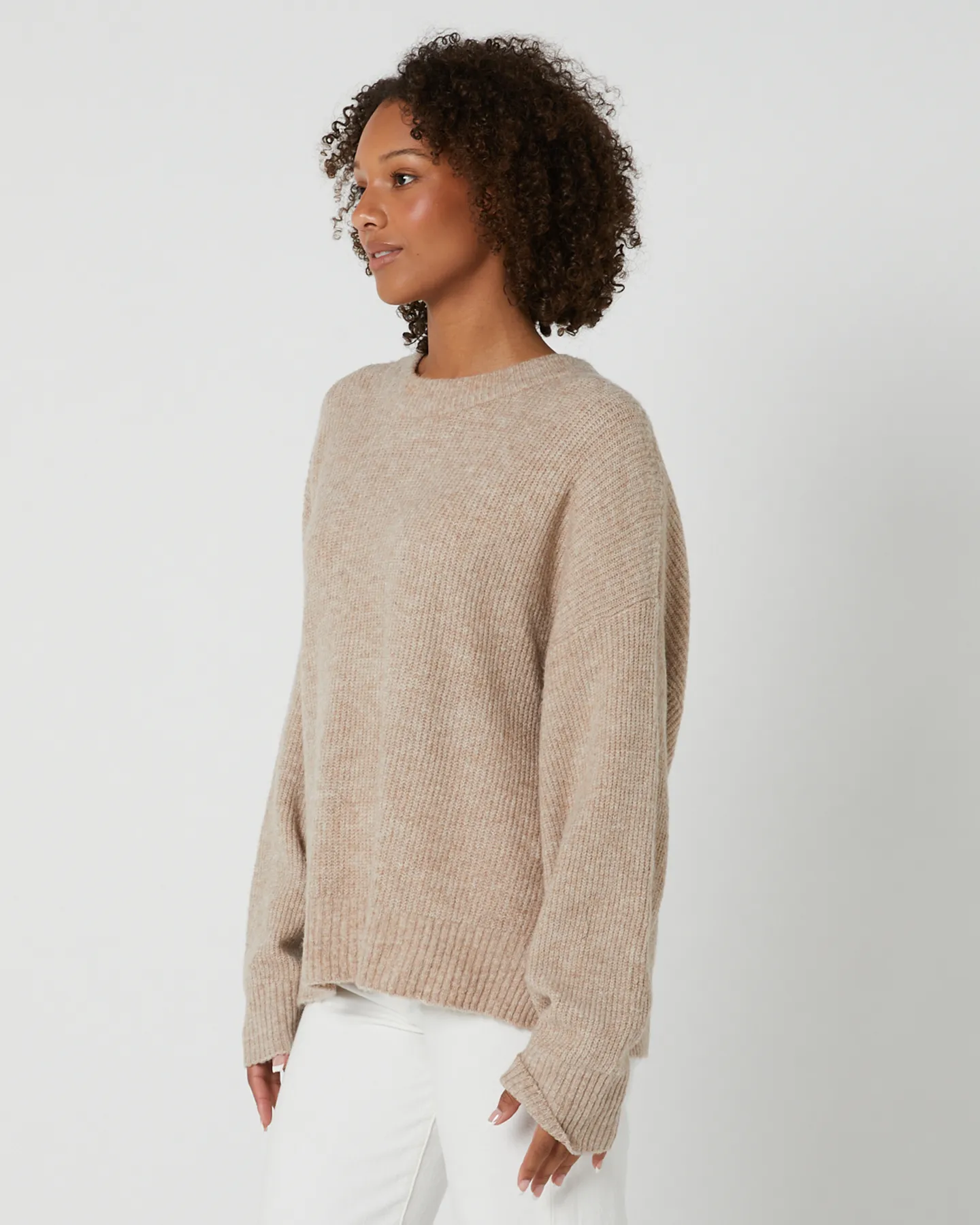 All About Eve Kendal Knit - Oatmeal | SurfStitch