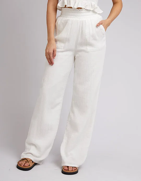 All About Eve Rowie Pant - Vintage White