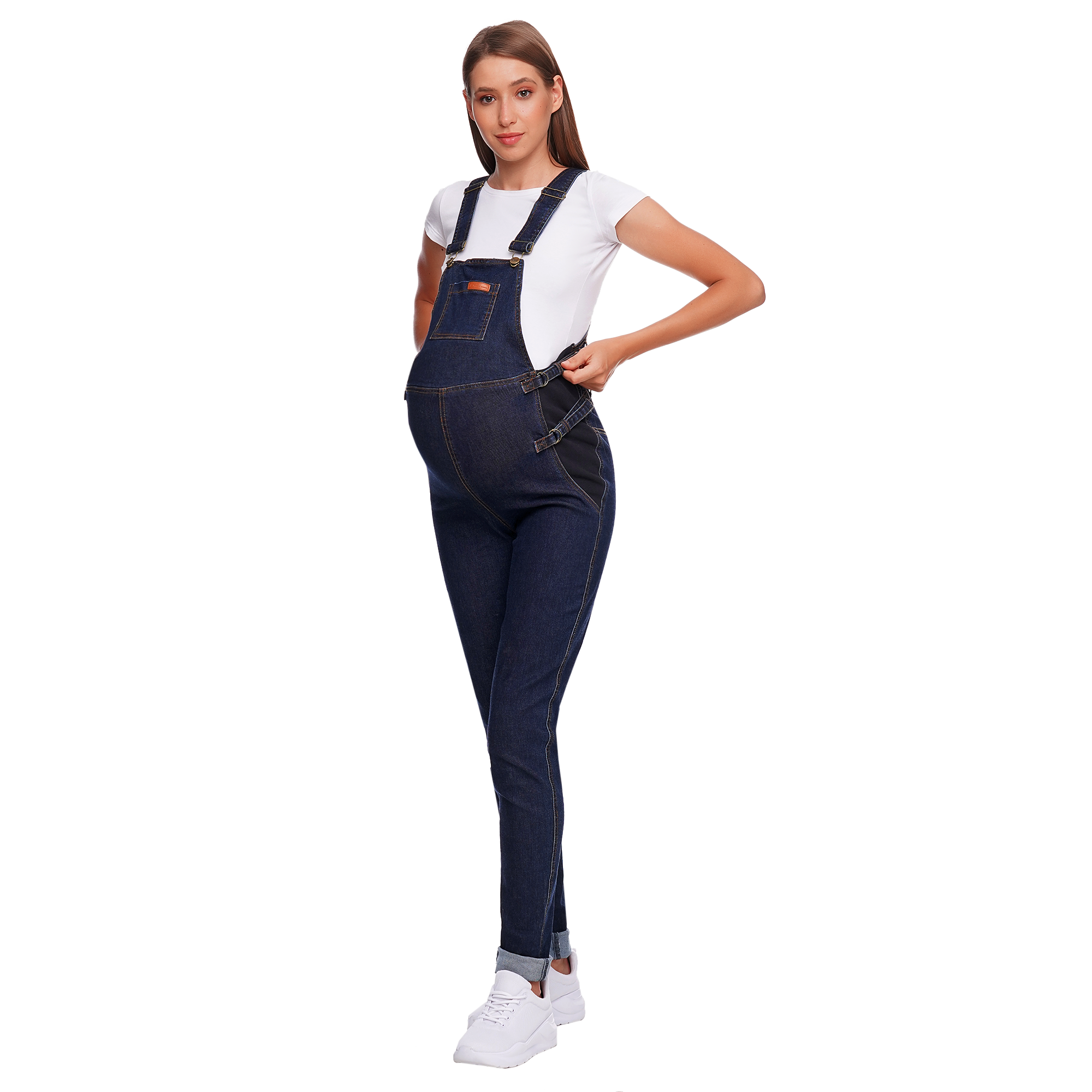 Belly Support Maternity Overall Long