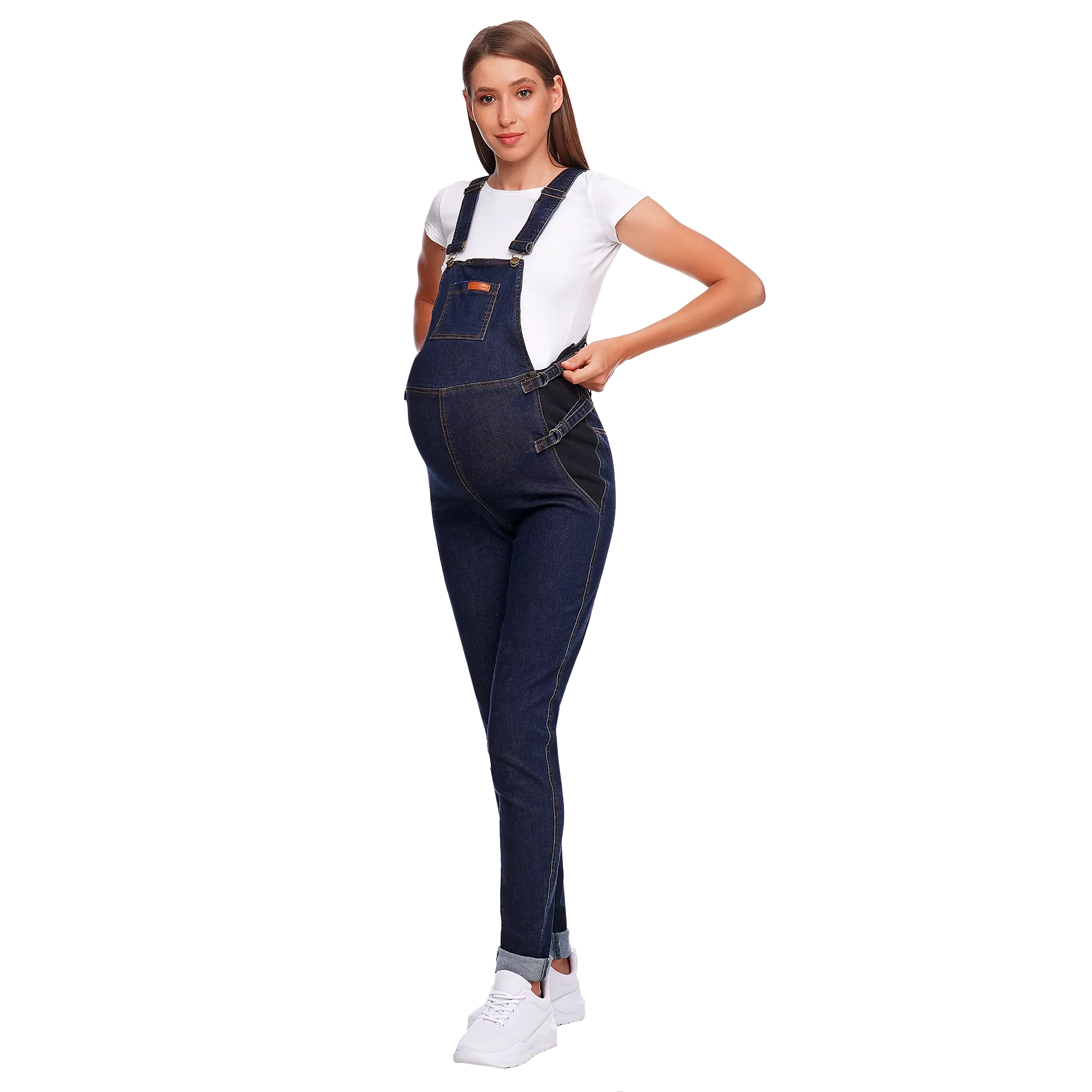 Belly Support Maternity Overall Long