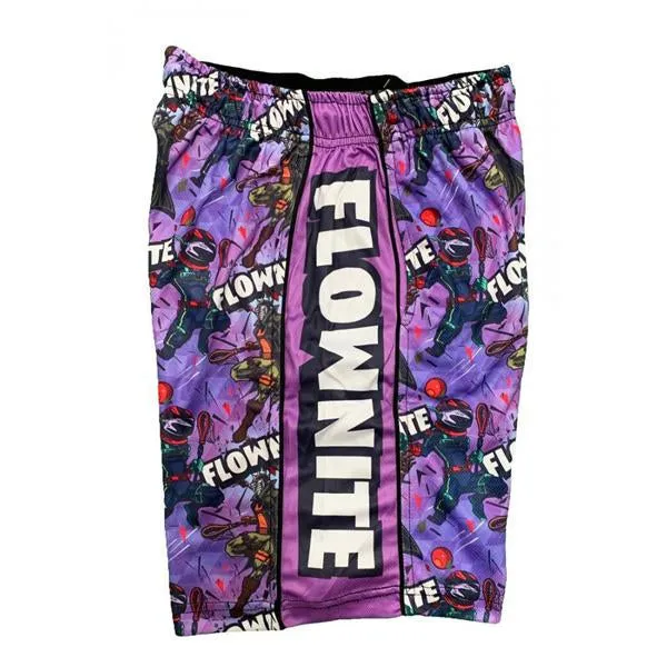 Boys Purple Flownite Shorts