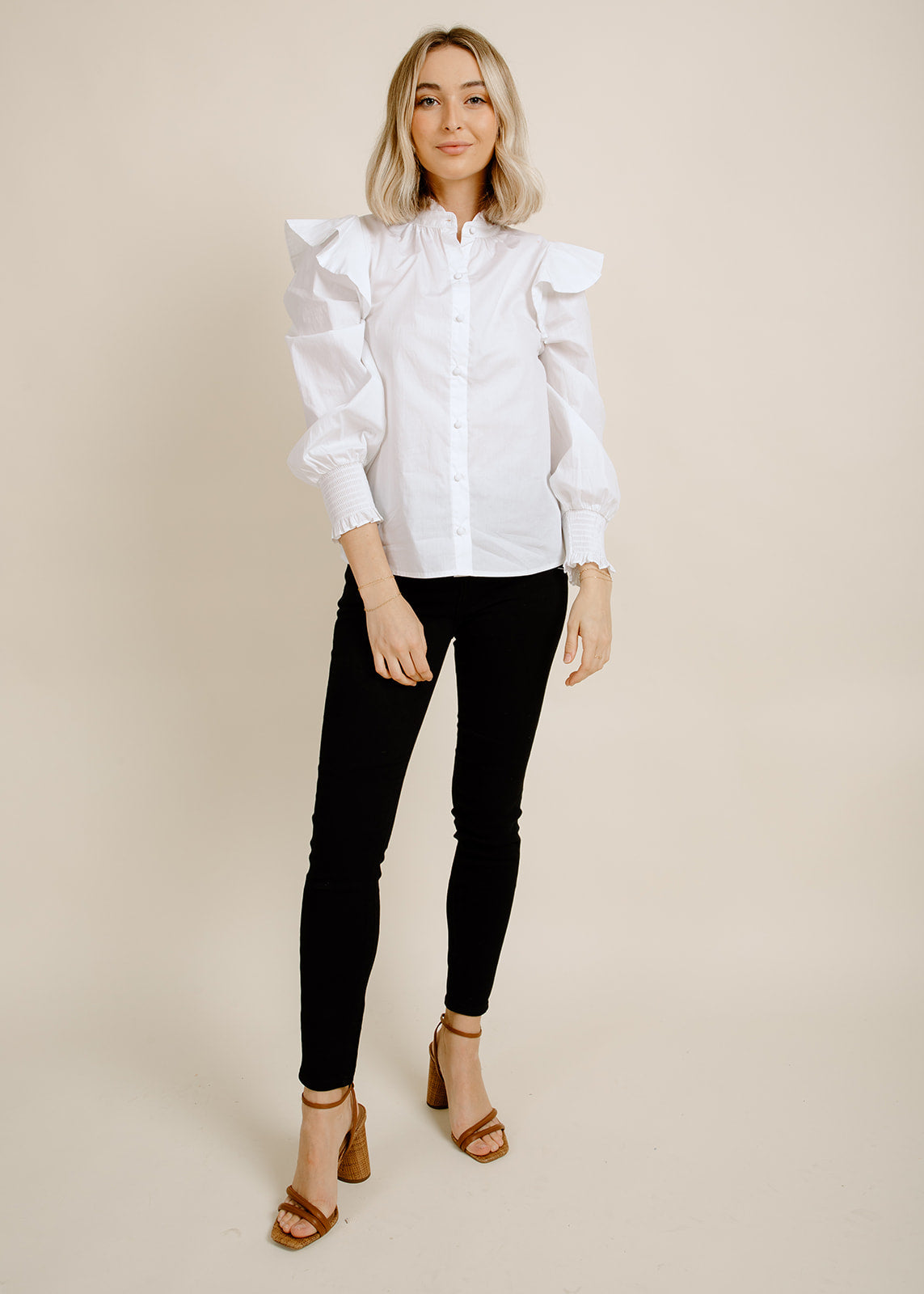 Brinley Blouse - White