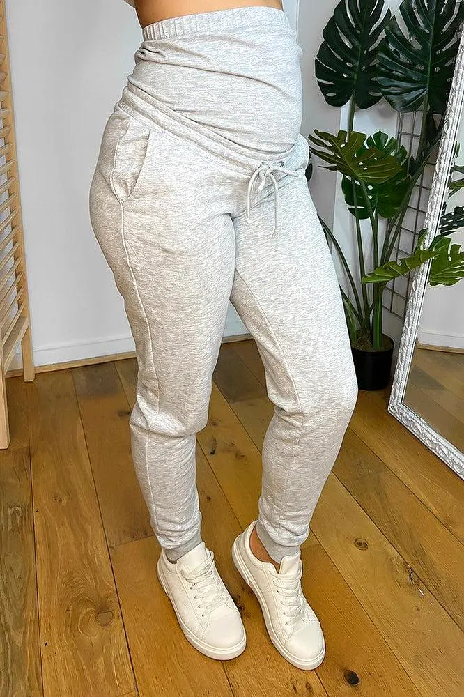 Bump Cover Cotton Blend Maternity Joggers