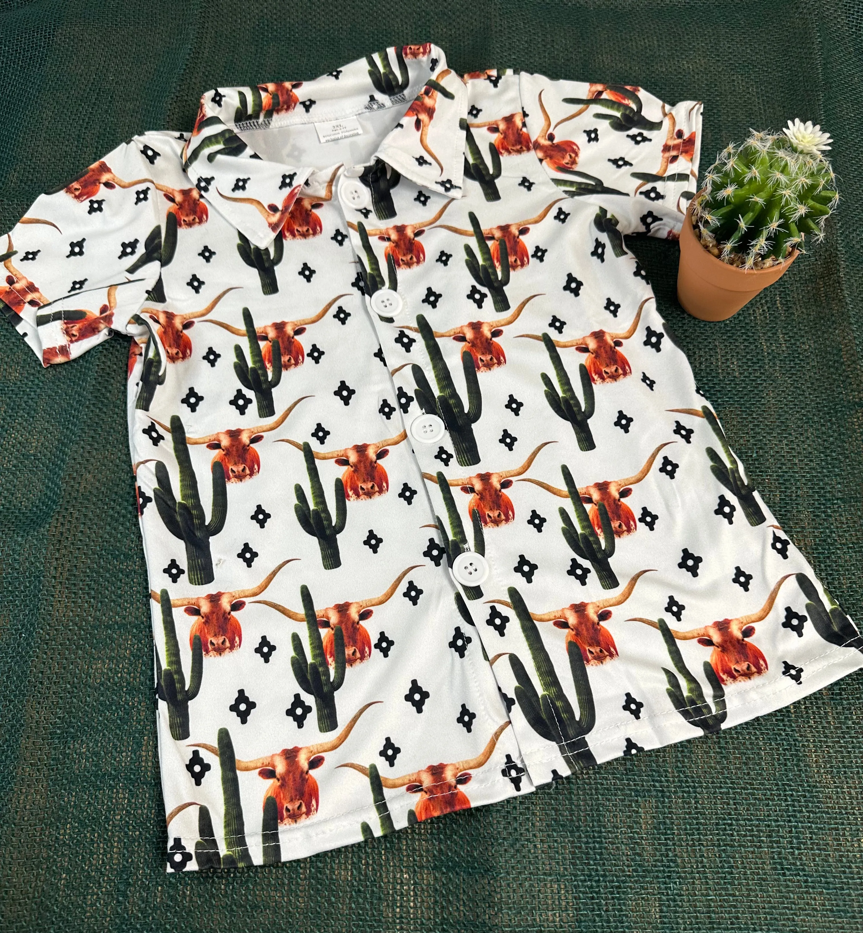 Cactus Cow Short Sleeve