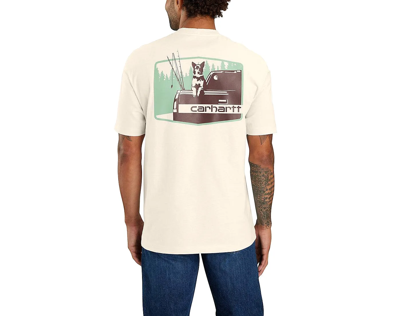 Carhartt Short Sleeve Pocket Dog Graphic T-Shirt