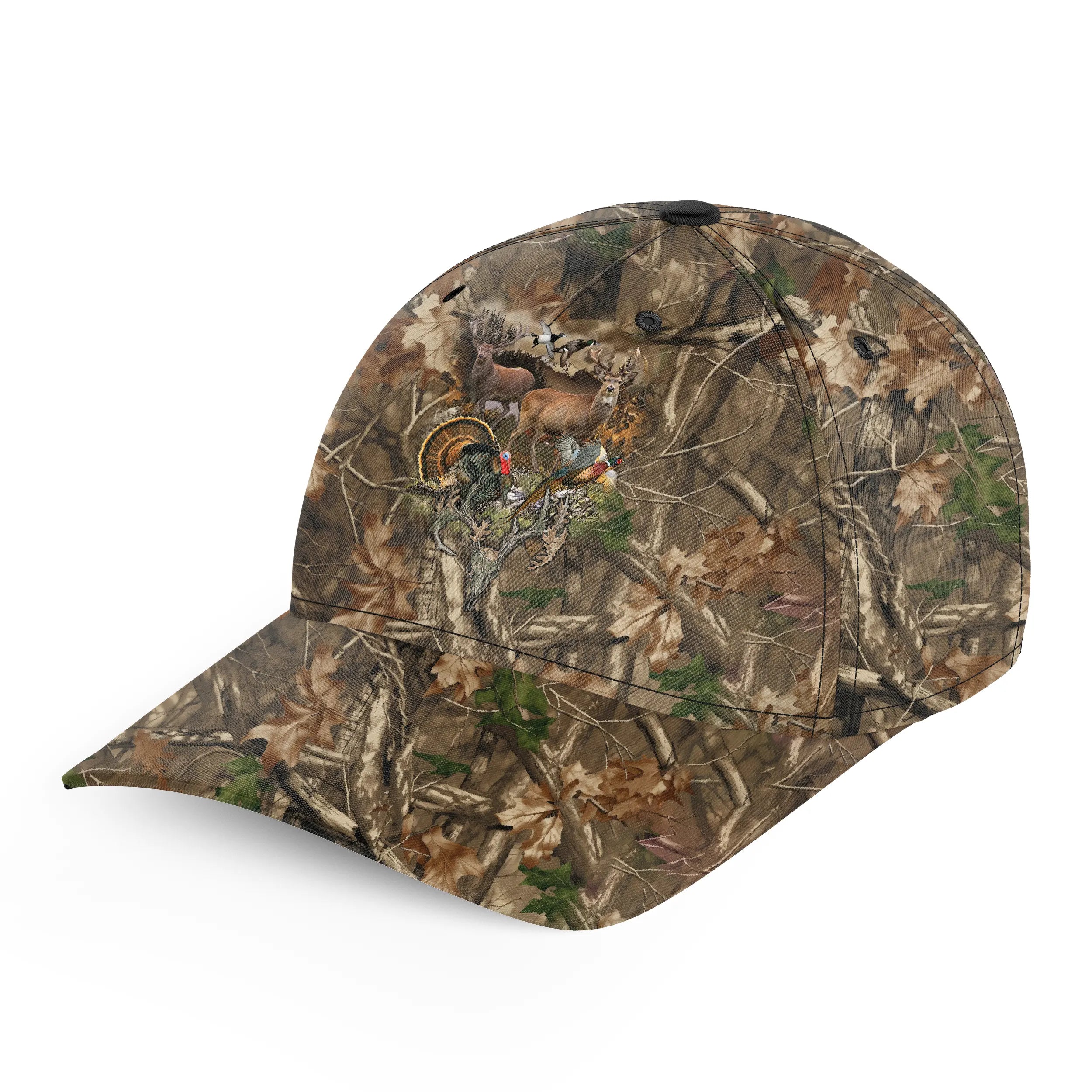 Casquette Chasse Au Cerf, Camouflage En Forêt - CT08092229