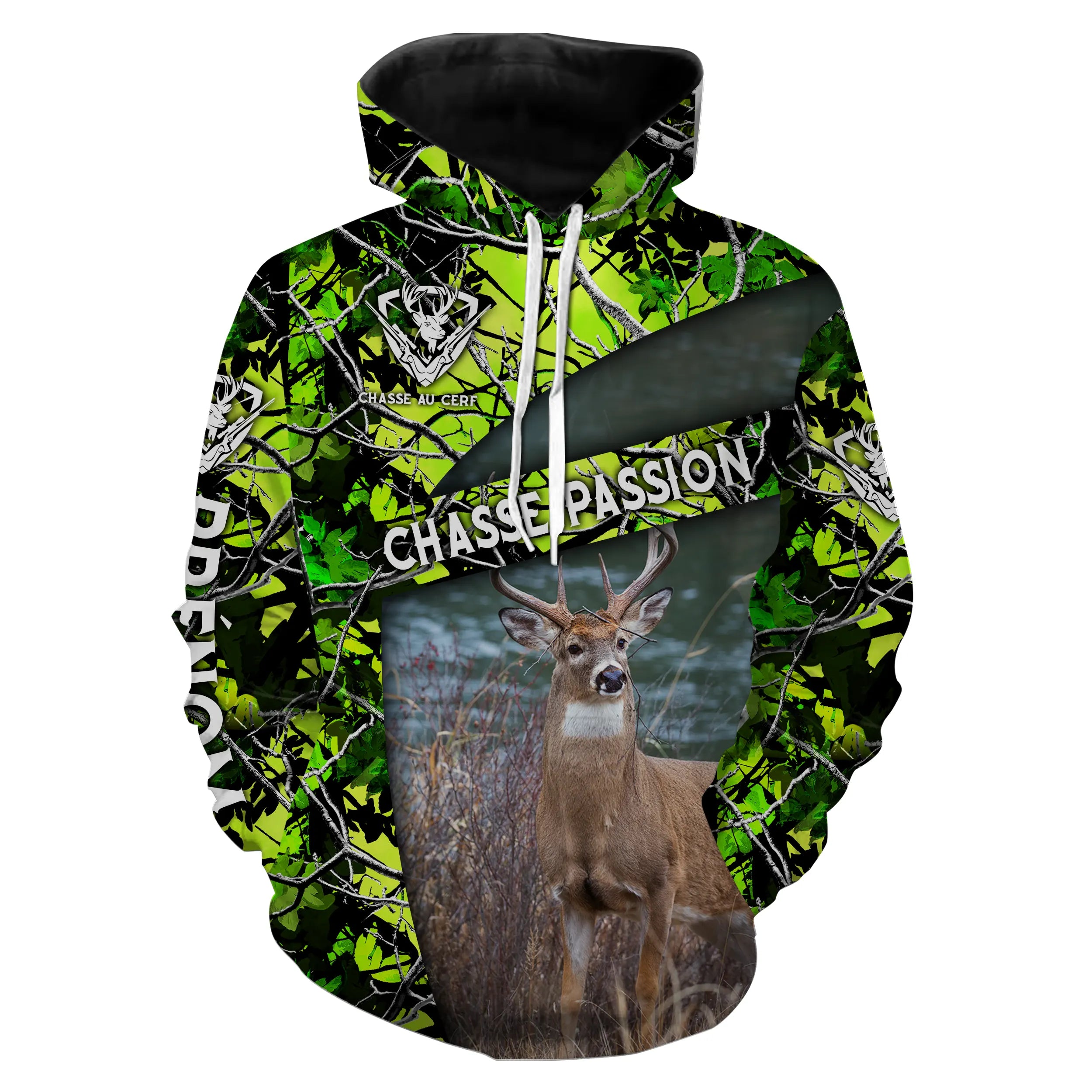 Chasse Au Cerf, Chasse Passion, Camouflage Vert - CT06092220