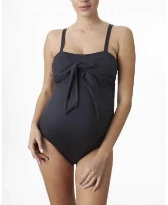 Classic Maternity One Piece with Central Bow