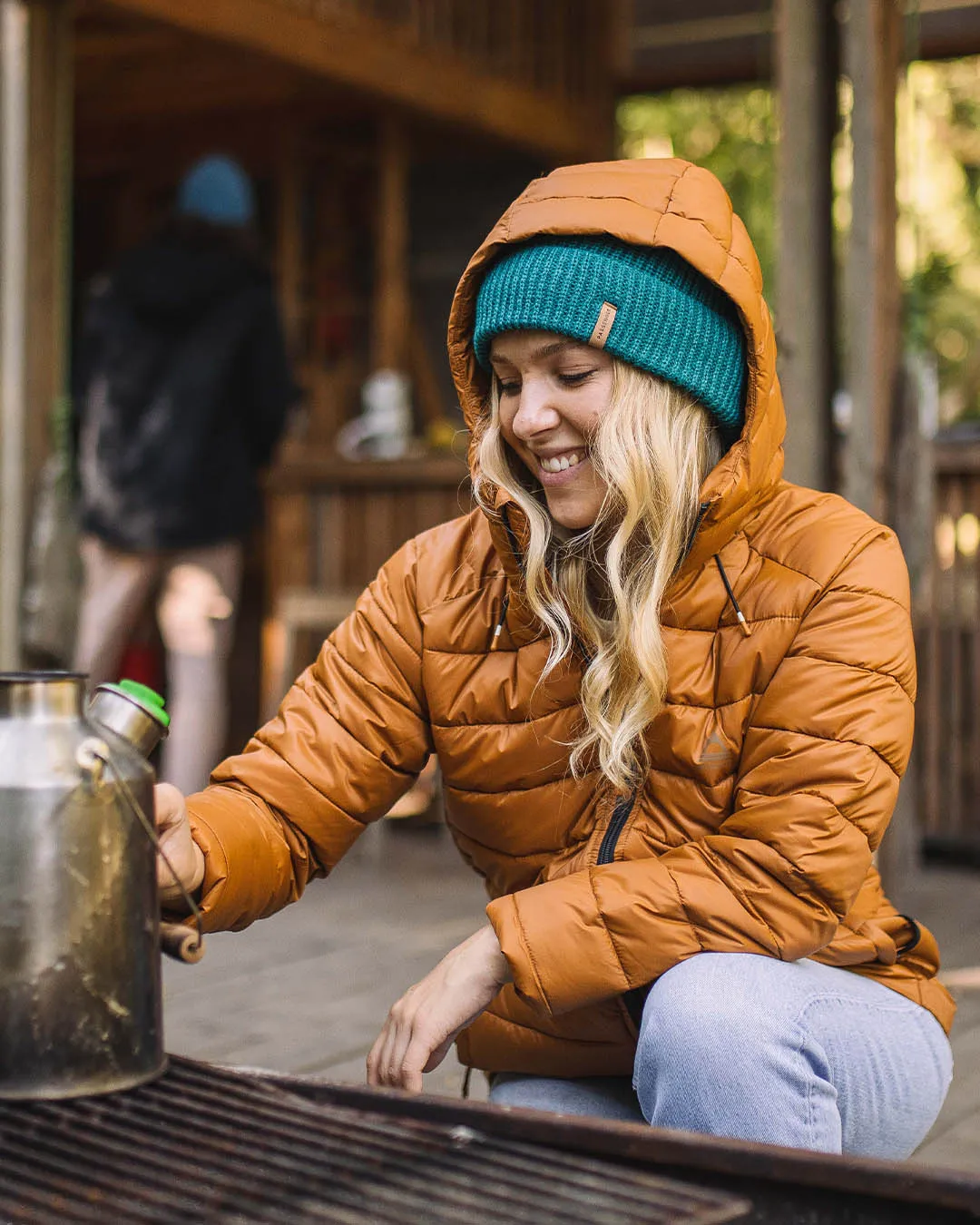 Compass Recycled Acrylic Beanie - Shaded Spruce