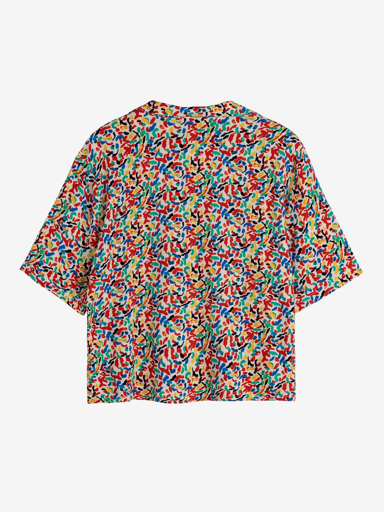 Confetti Print Short Sleeve Shirt