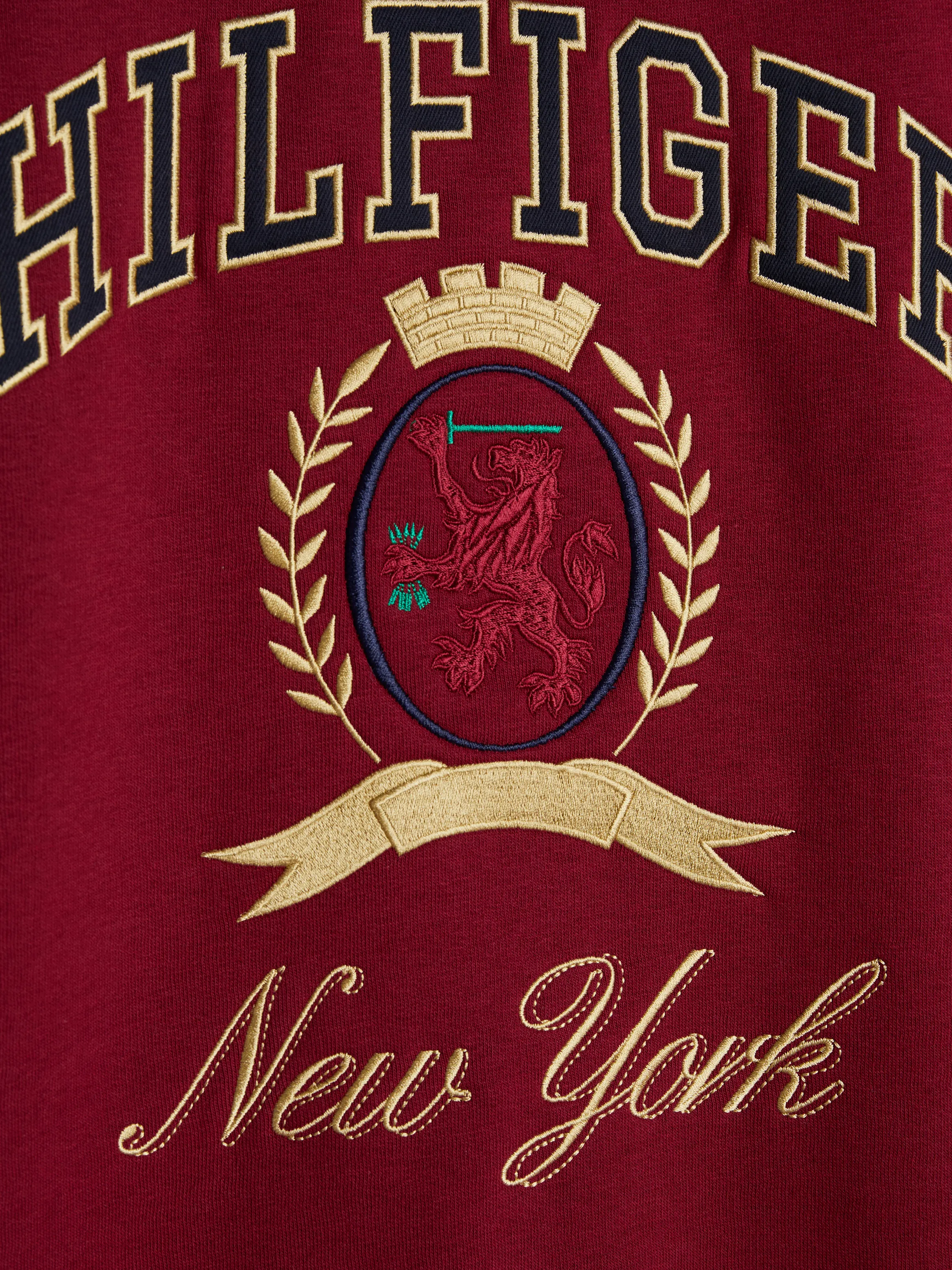 Crest Embroidery Crew Neck Sweatshirt | Sweatshirts & Hoodies | Tommy Hilfiger