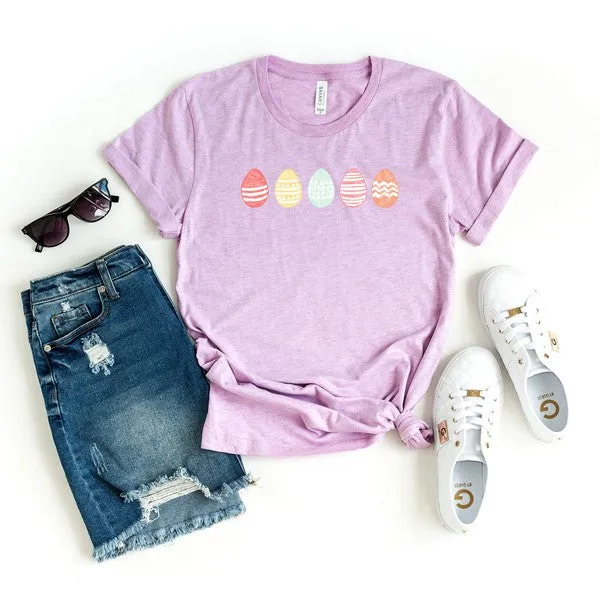 Easter Eggs Short Sleeve Graphic Tee