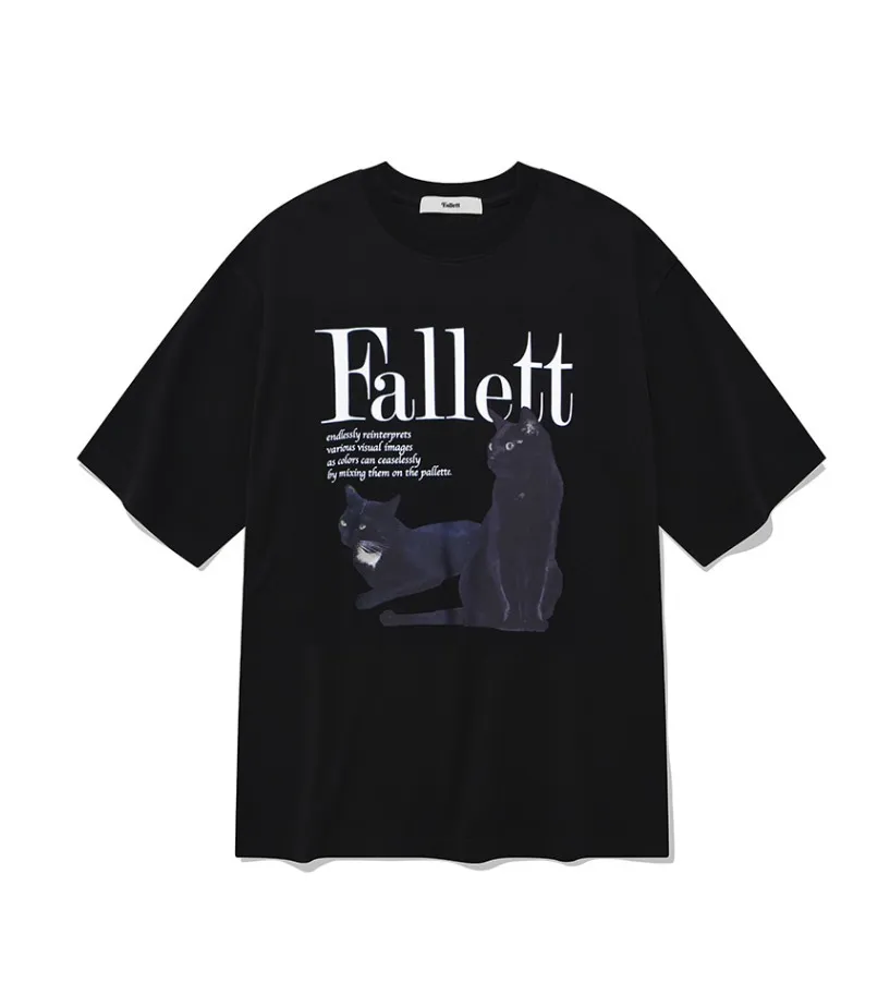 Fallett  |[FALLETT]★DEUX NERO SHORT SLEEVE