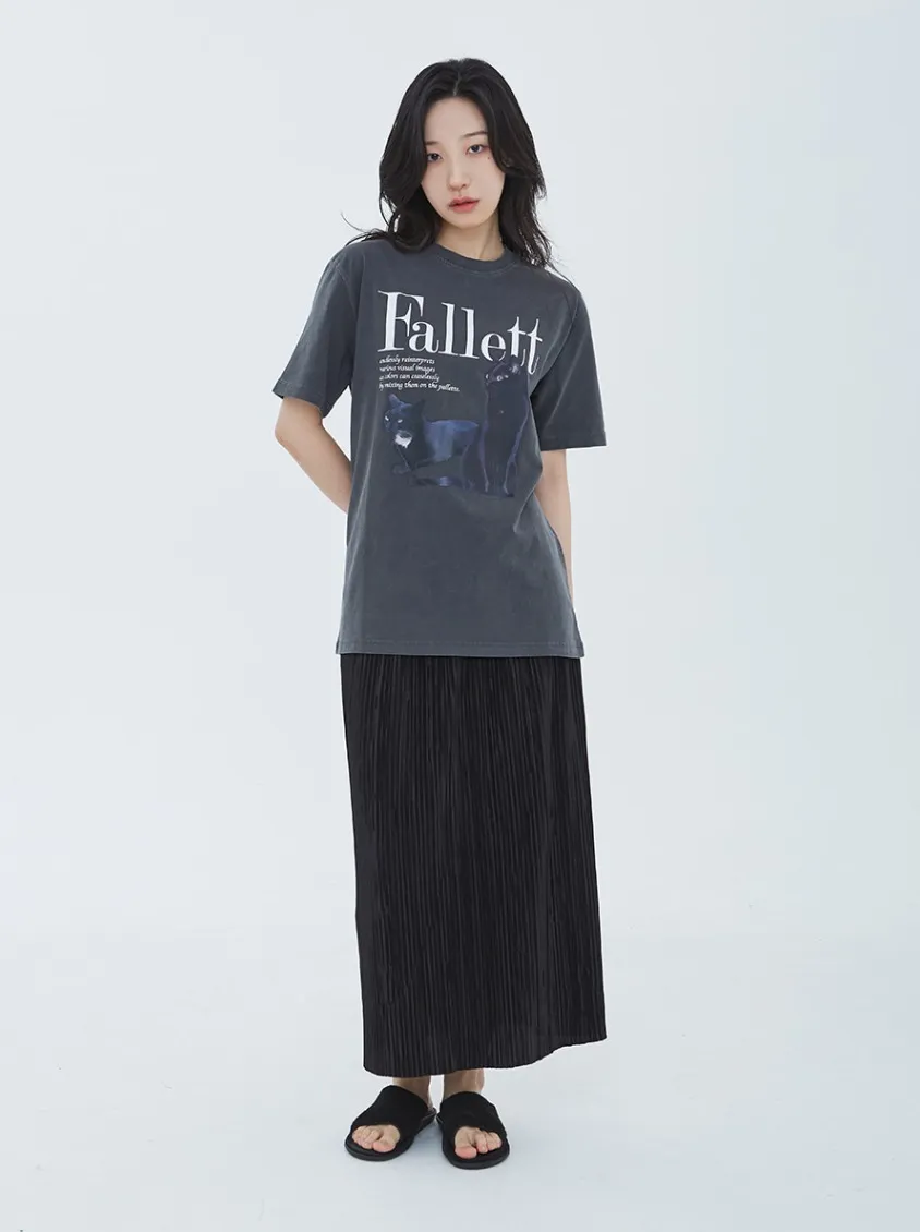 Fallett  |[FALLETT]★DEUX NERO SHORT SLEEVE