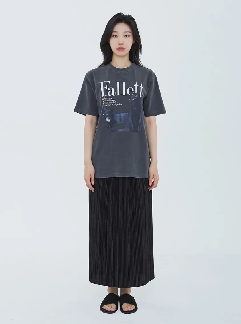 Fallett  |[FALLETT]★DEUX NERO SHORT SLEEVE