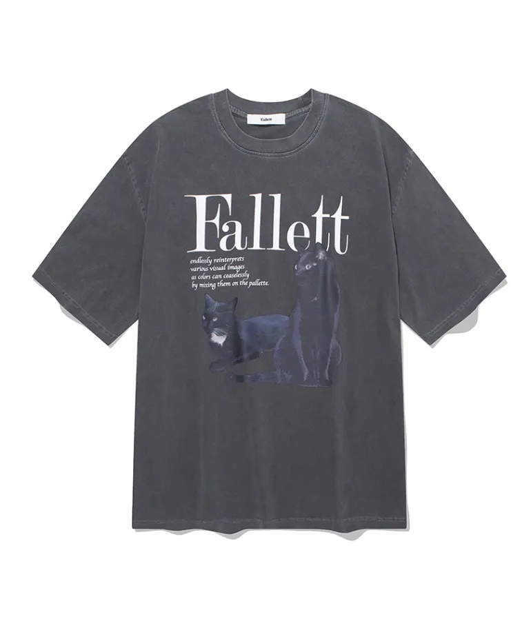 Fallett  |[FALLETT]★DEUX NERO SHORT SLEEVE