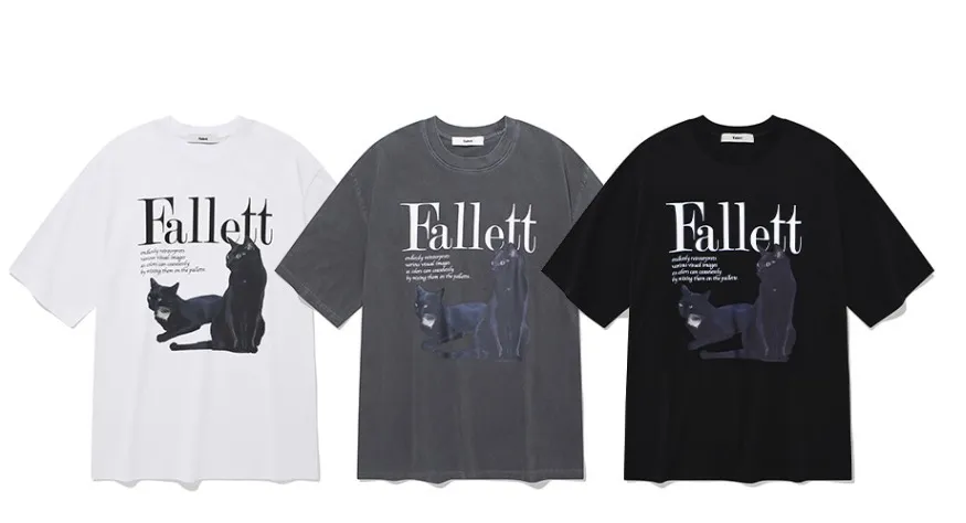 Fallett  |[FALLETT]★DEUX NERO SHORT SLEEVE