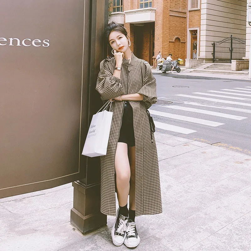 Fashion Slim Mid-length Coat Women Trendy