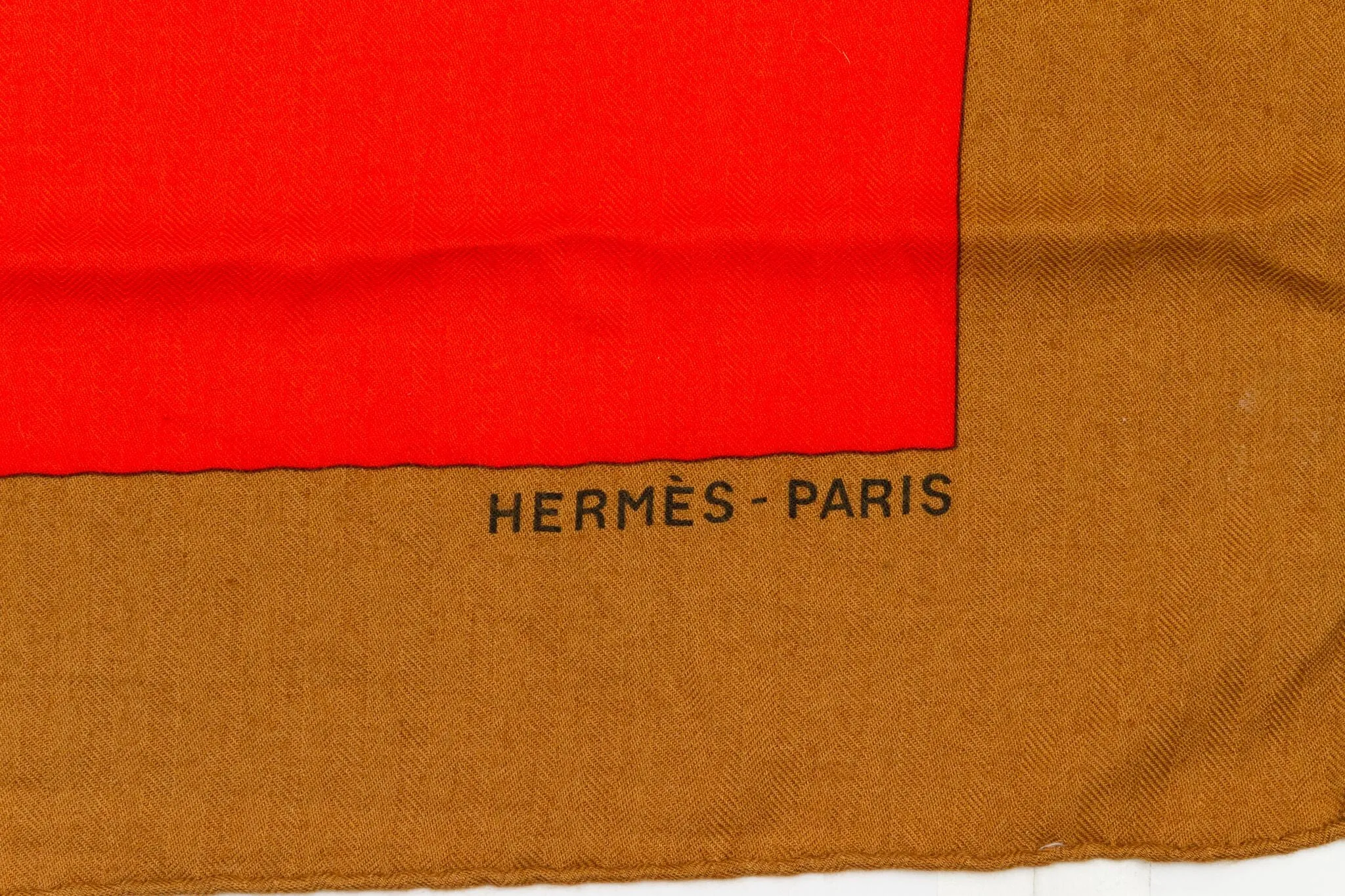 Hermès Fringe Cashmere Shawl 54