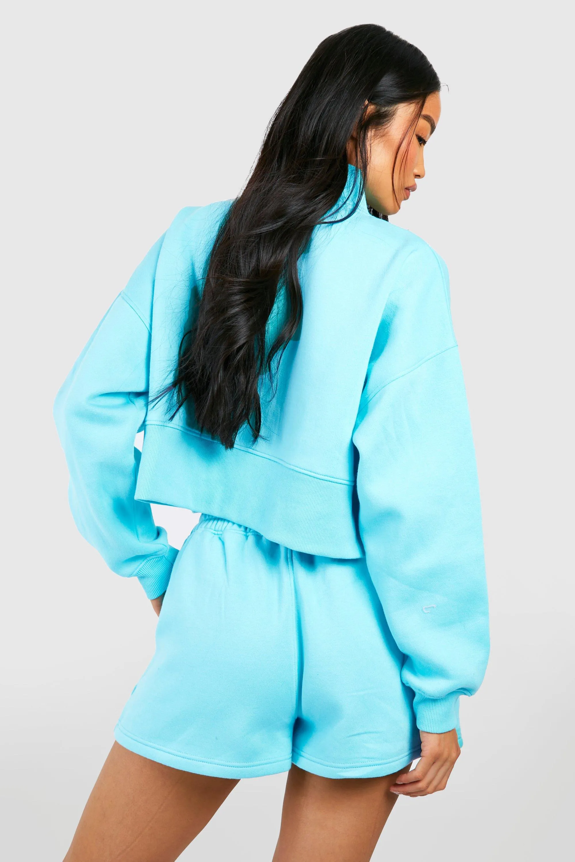 Hoodies & Sweatshirts | Pantone Half Zip Boxy Half Zip Sweatshirt | boohoo