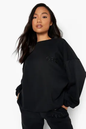 Hoodies & Sweatshirts | Petite Ofcl Oversized Embroidered Sweatshirt | boohoo