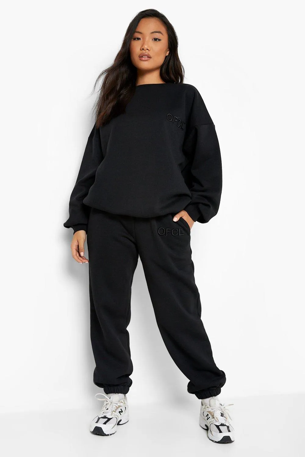 Hoodies & Sweatshirts | Petite Ofcl Oversized Embroidered Sweatshirt | boohoo