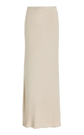 House of Dagmar Satin Maxi Slip Skirt