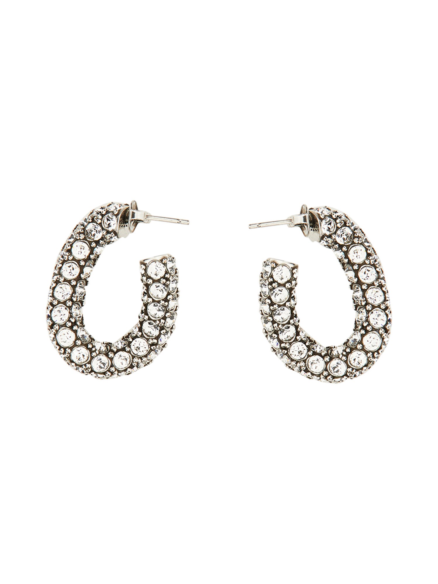 ISABEL MARANT    FUNKY RING EARRINGS WITH RHINESTONES