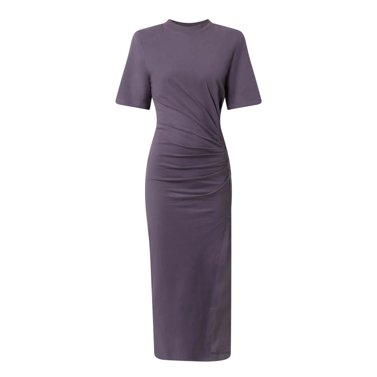 ISABEL MARANT Lexia Gathered Dress - Purple