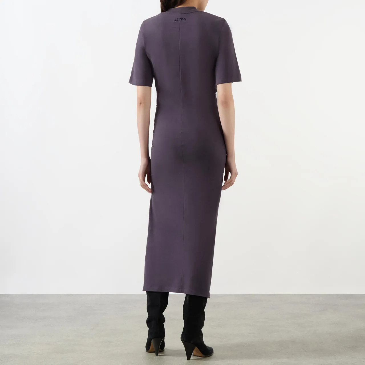 ISABEL MARANT Lexia Gathered Dress - Purple