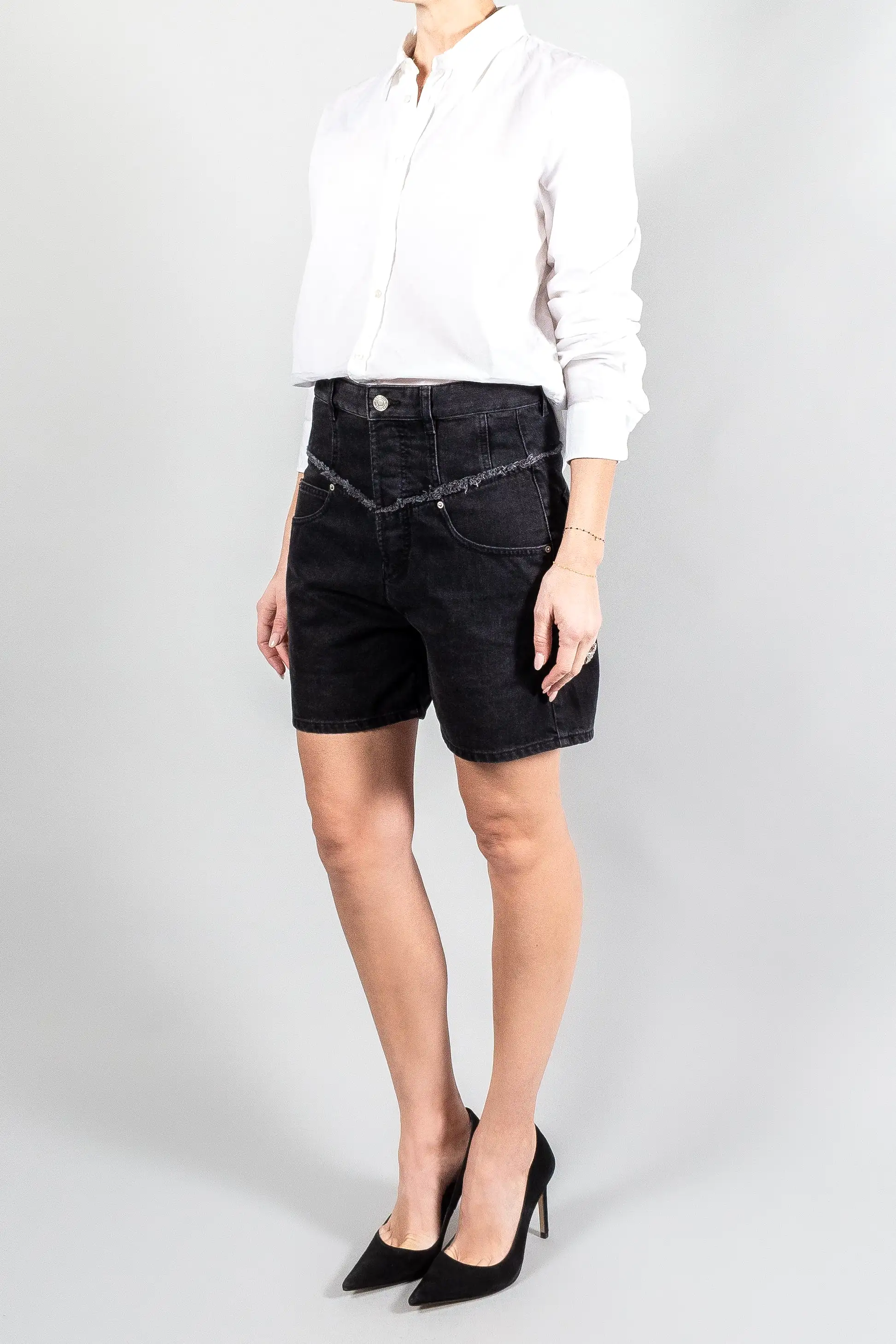 Isabel Marant Oreta Denim Shorts