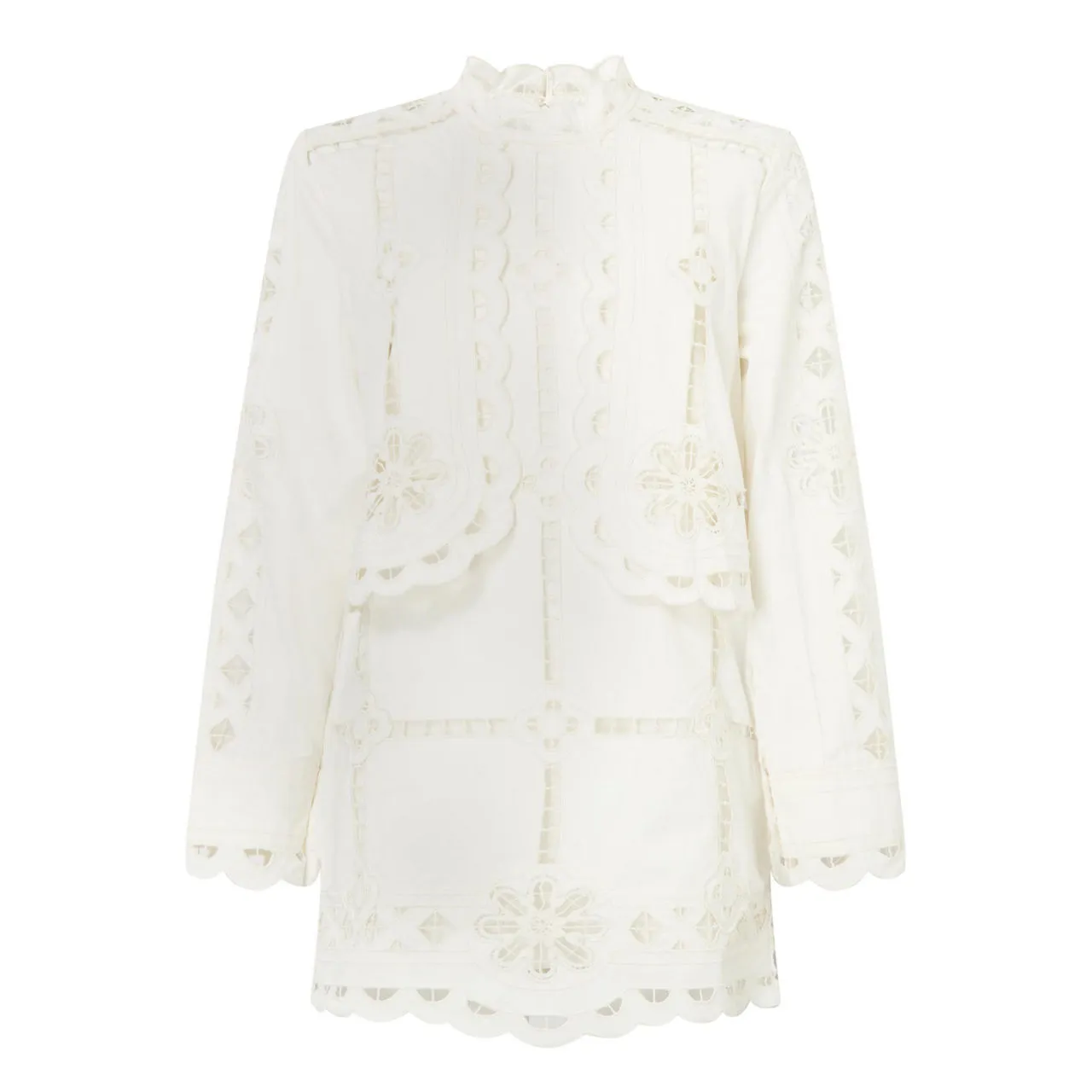 ISABEL MARANT Praline Embroidered Dress - White