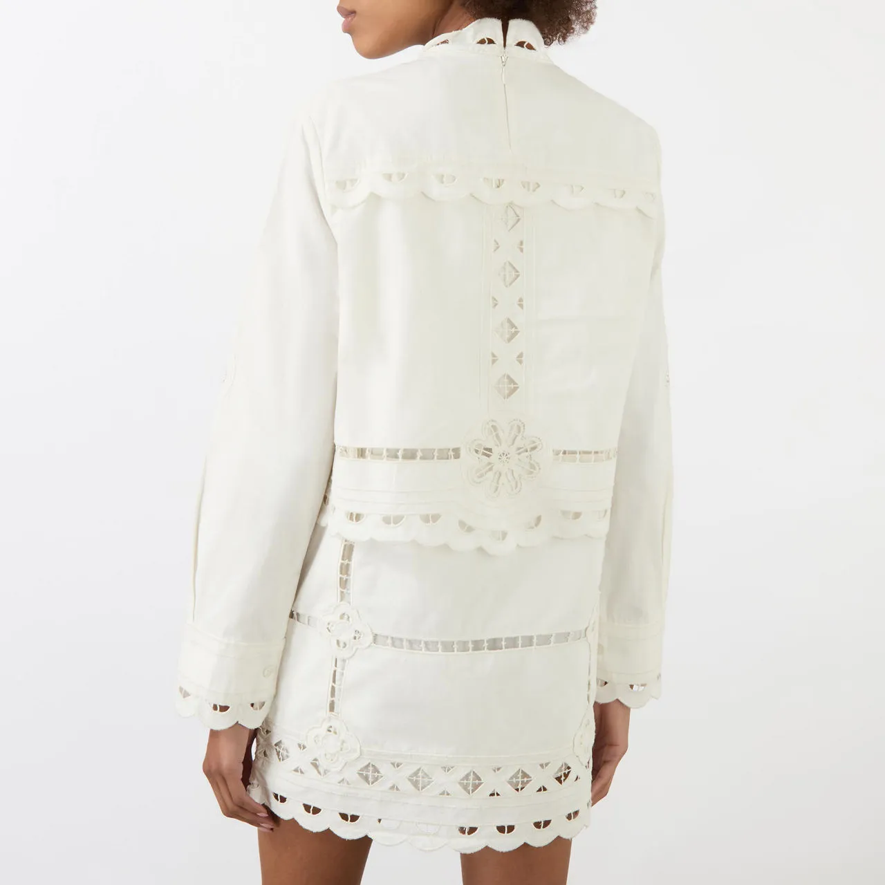 ISABEL MARANT Praline Embroidered Dress - White