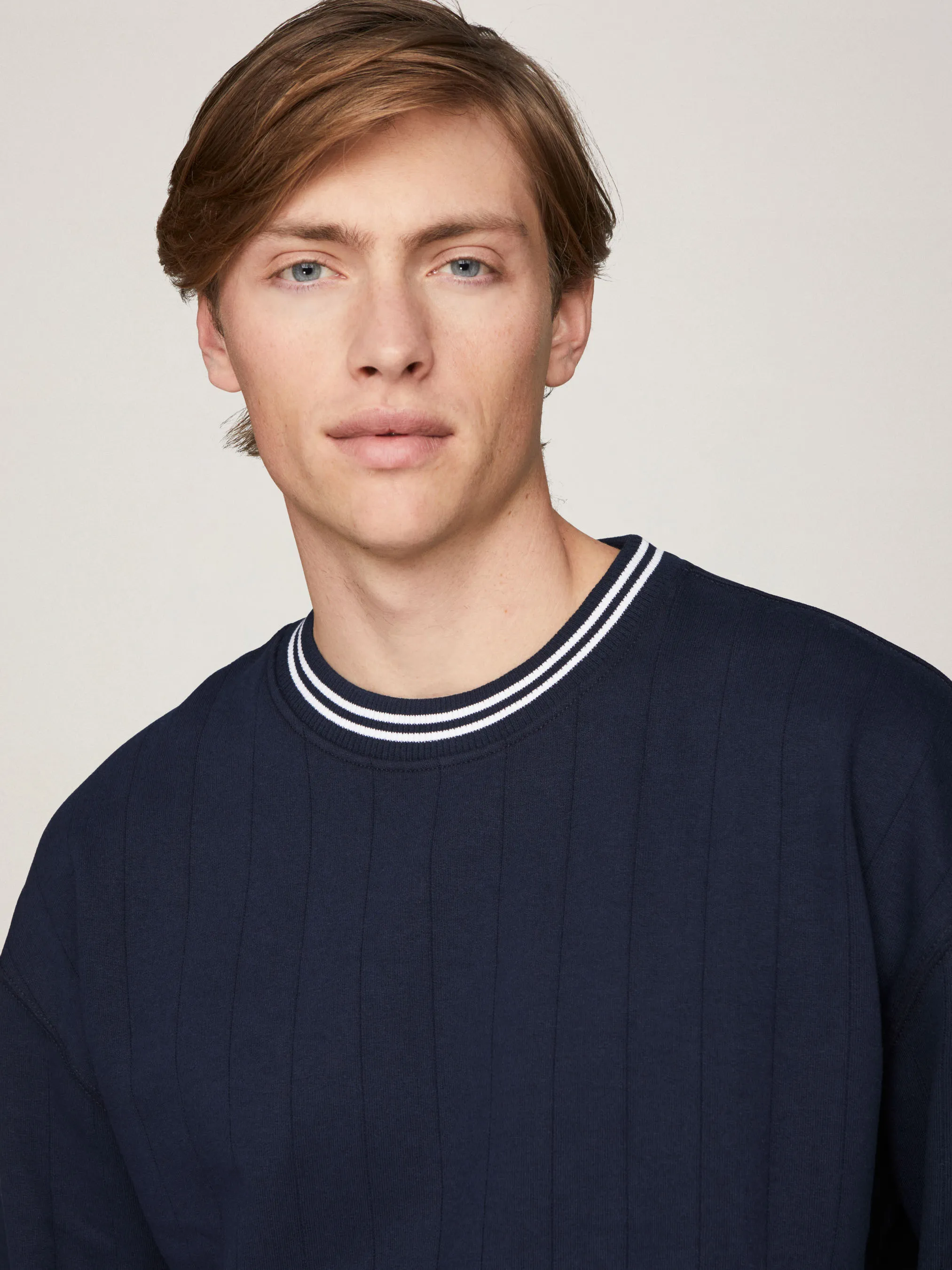 Jacquard Stripe Sweatshirt | Sweatshirts & Hoodies | Tommy Jeans