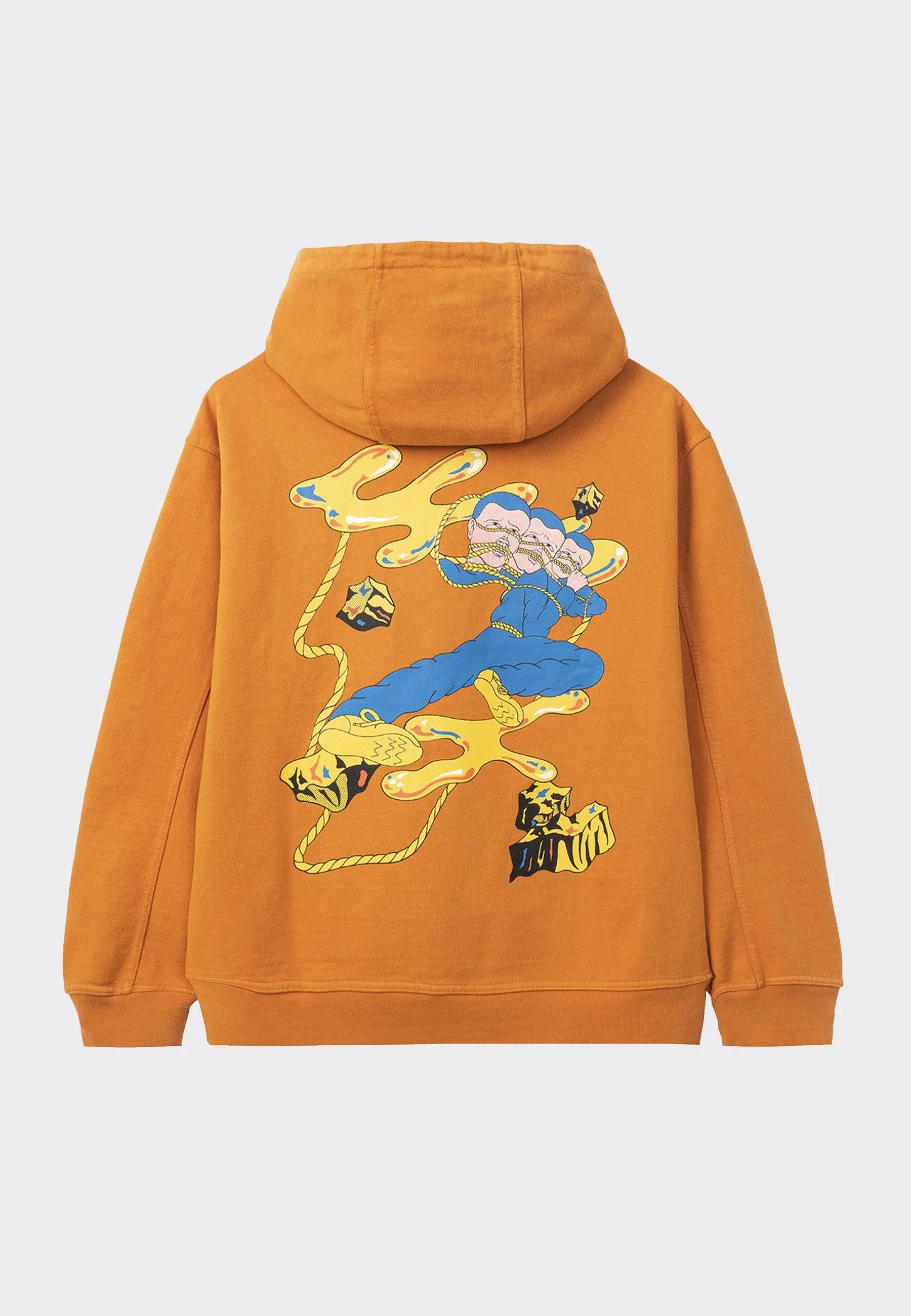 Jonny Negron Bondage Print Hoodie - orange