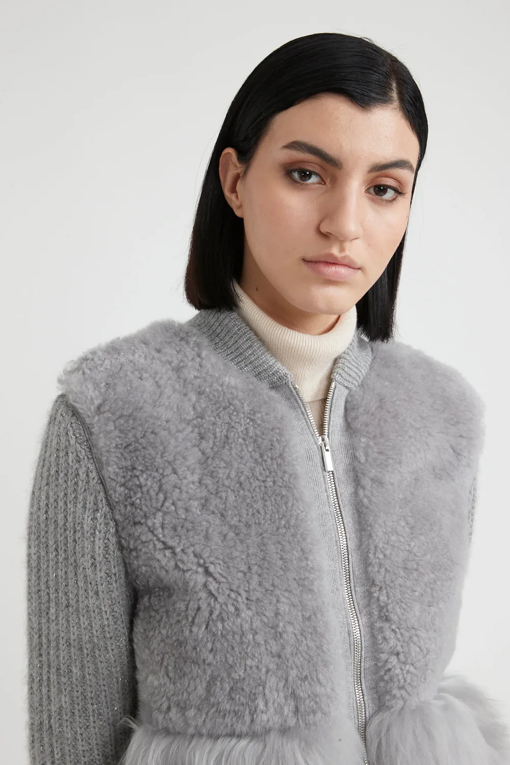 Knit Jacket - Grey