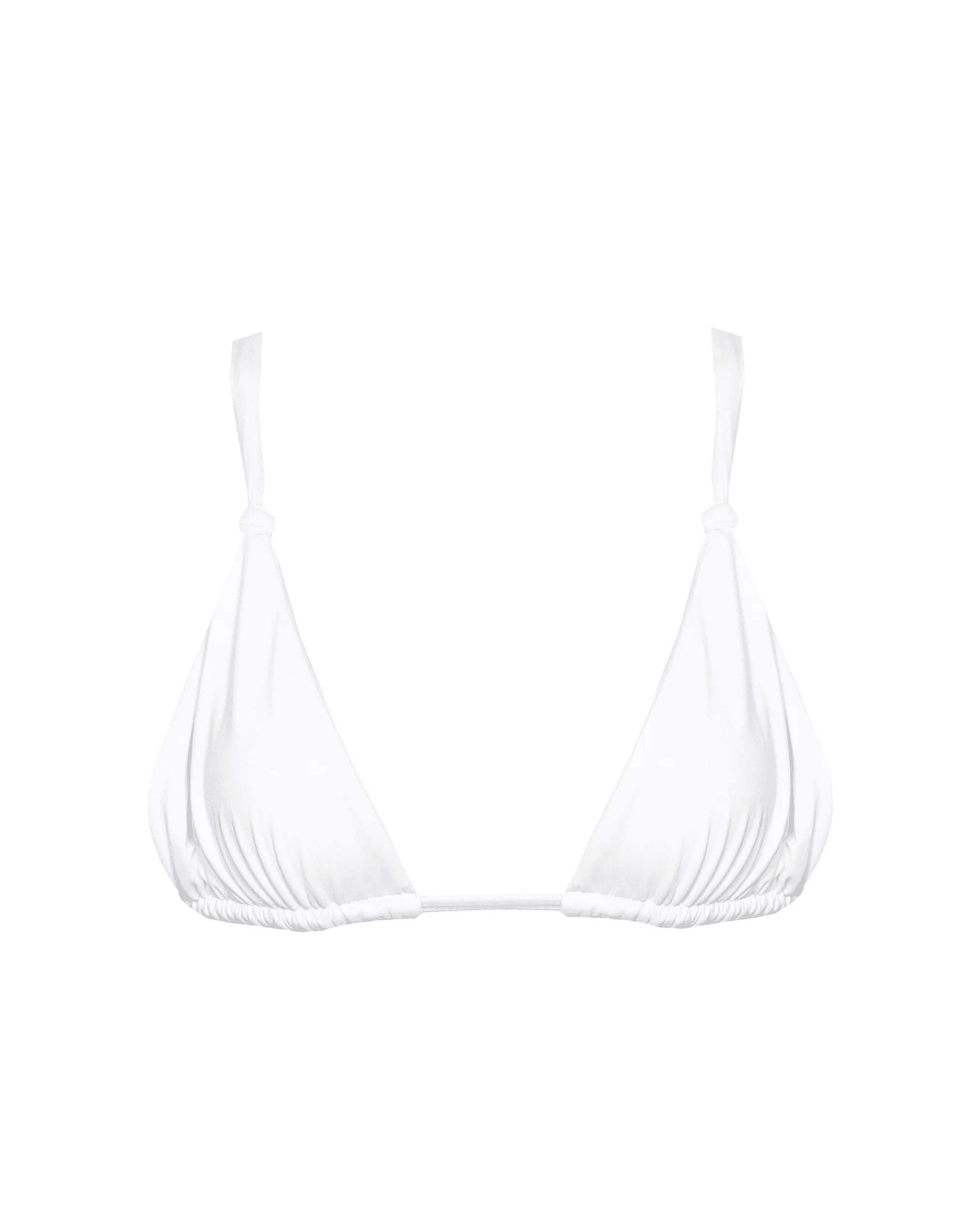 Laguna Triangle Bikini Top (White)