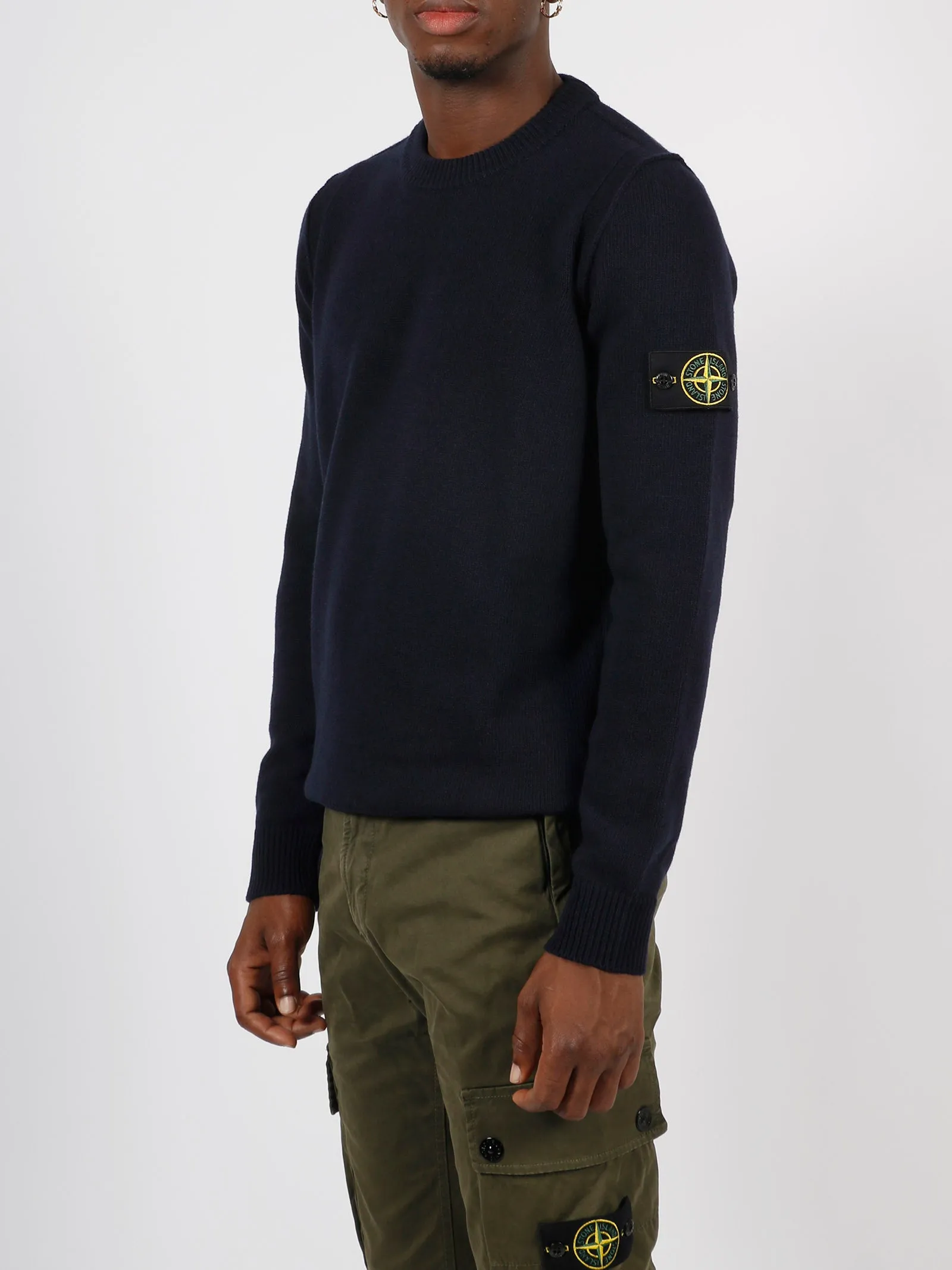 Lambswool crewneck sweater