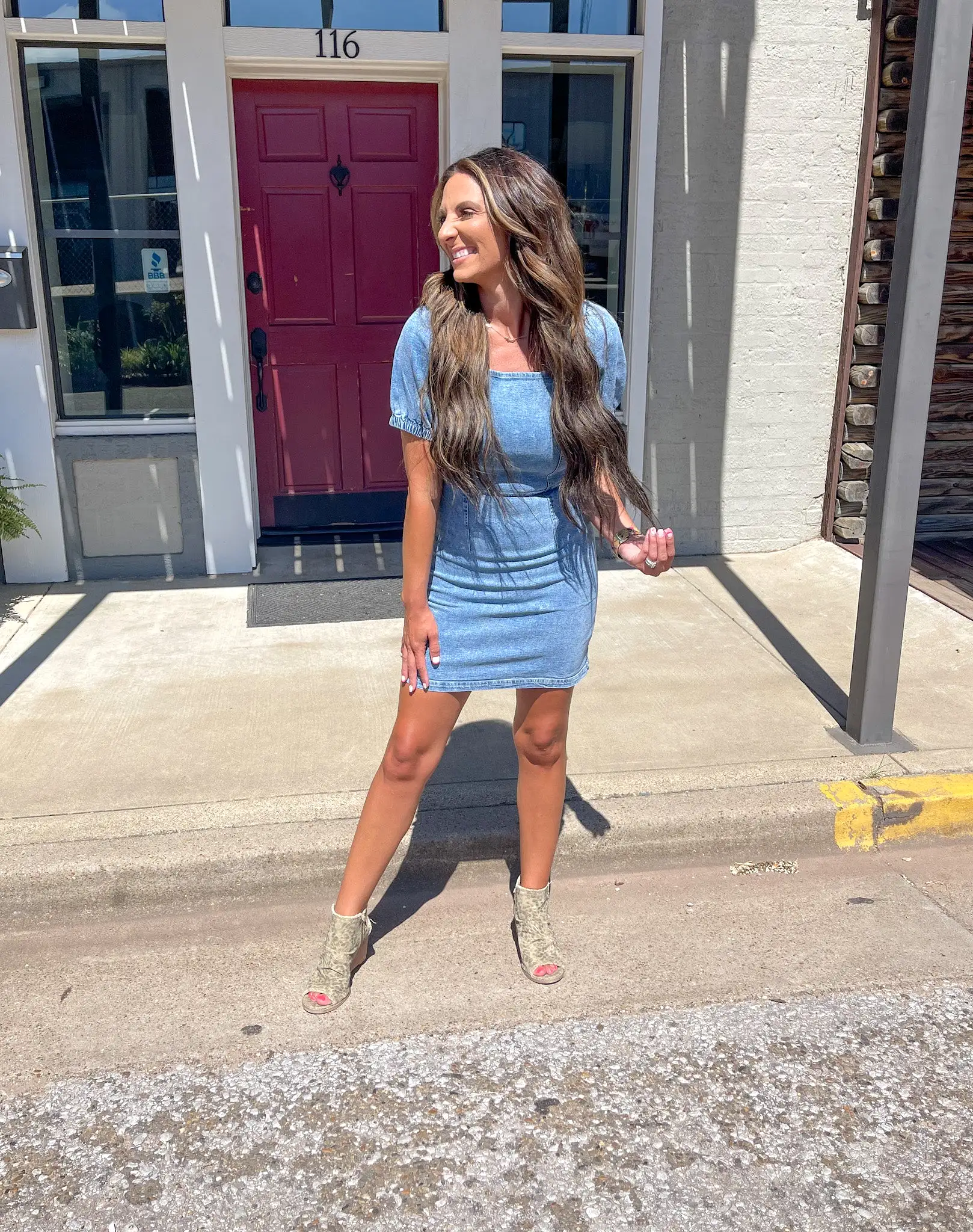 Light Blue Denim Dress