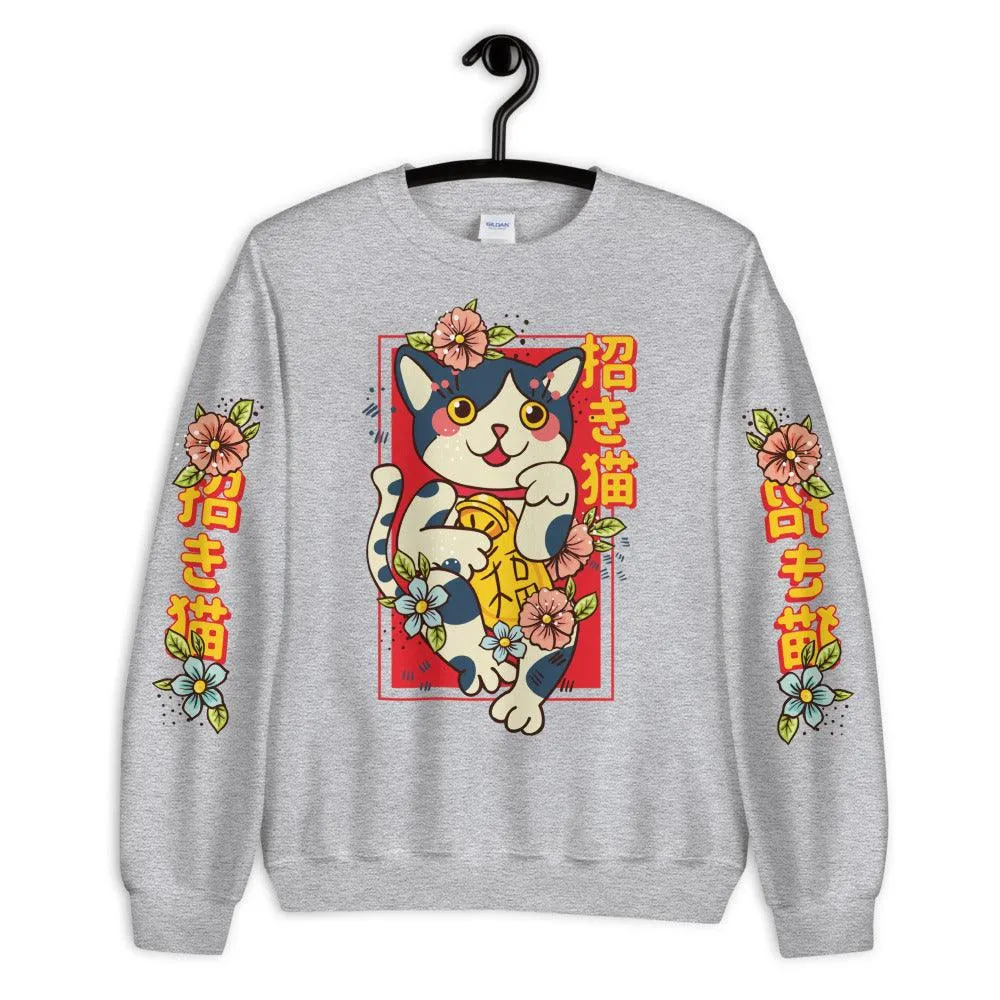 Lucky Cat  Sweatshirt