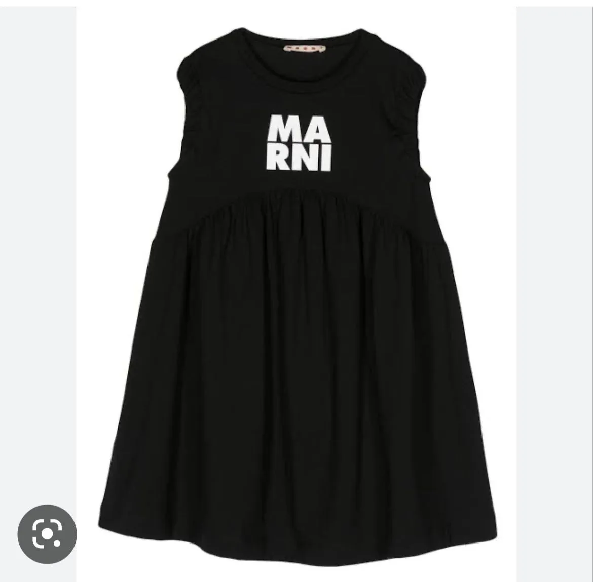 Marni Dress Logo Black