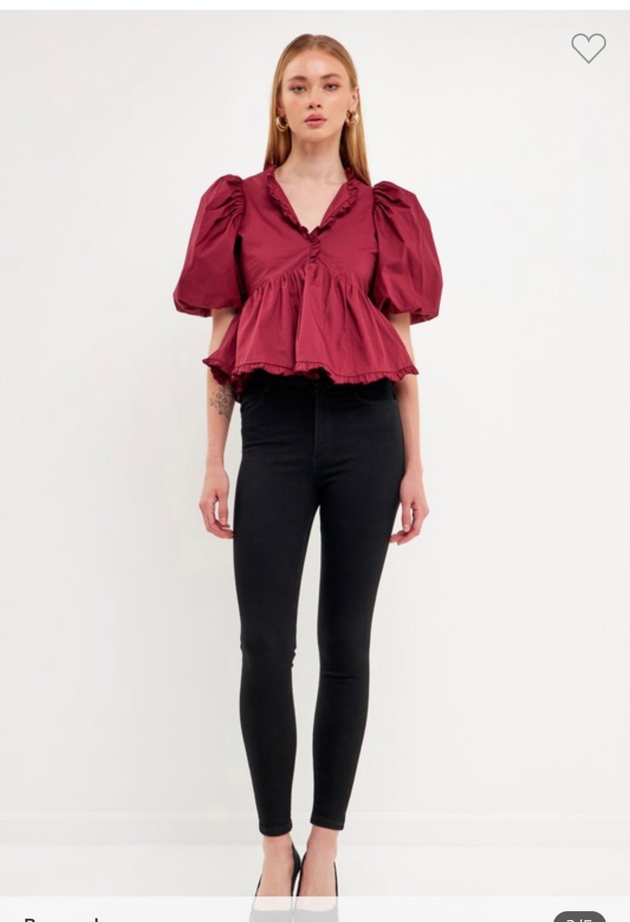 Maroon Magic Blouse