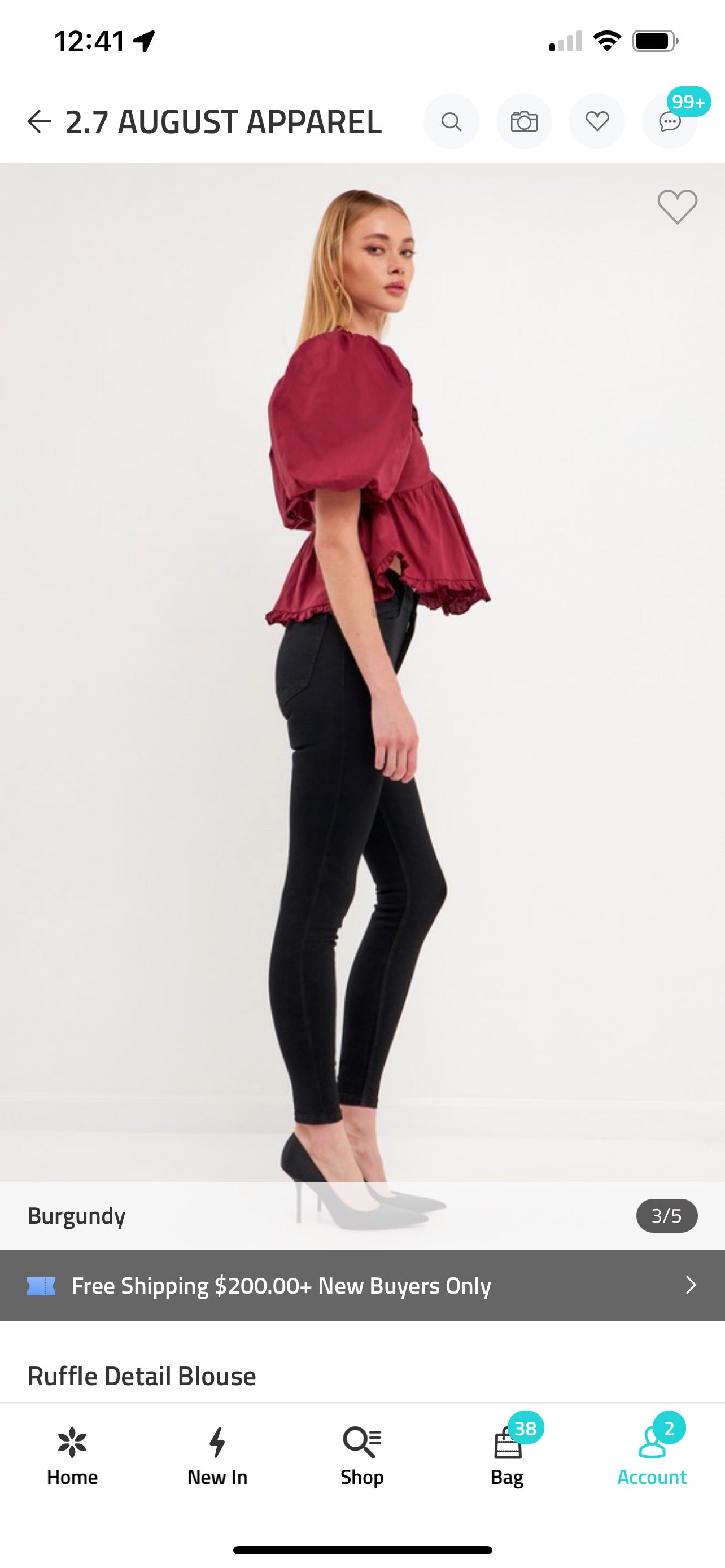 Maroon Magic Blouse