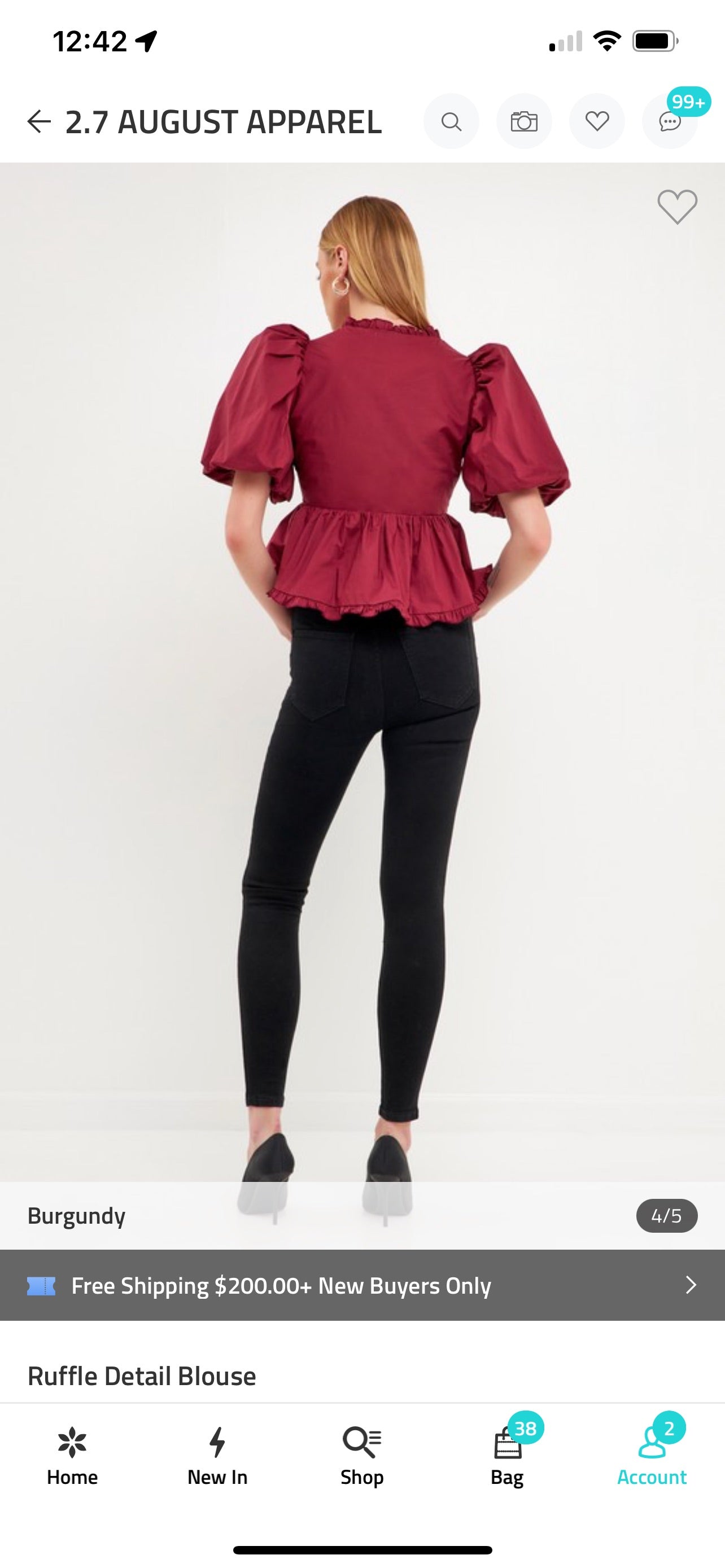 Maroon Magic Blouse