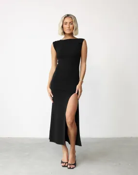 Martina Maxi Dress (Black)