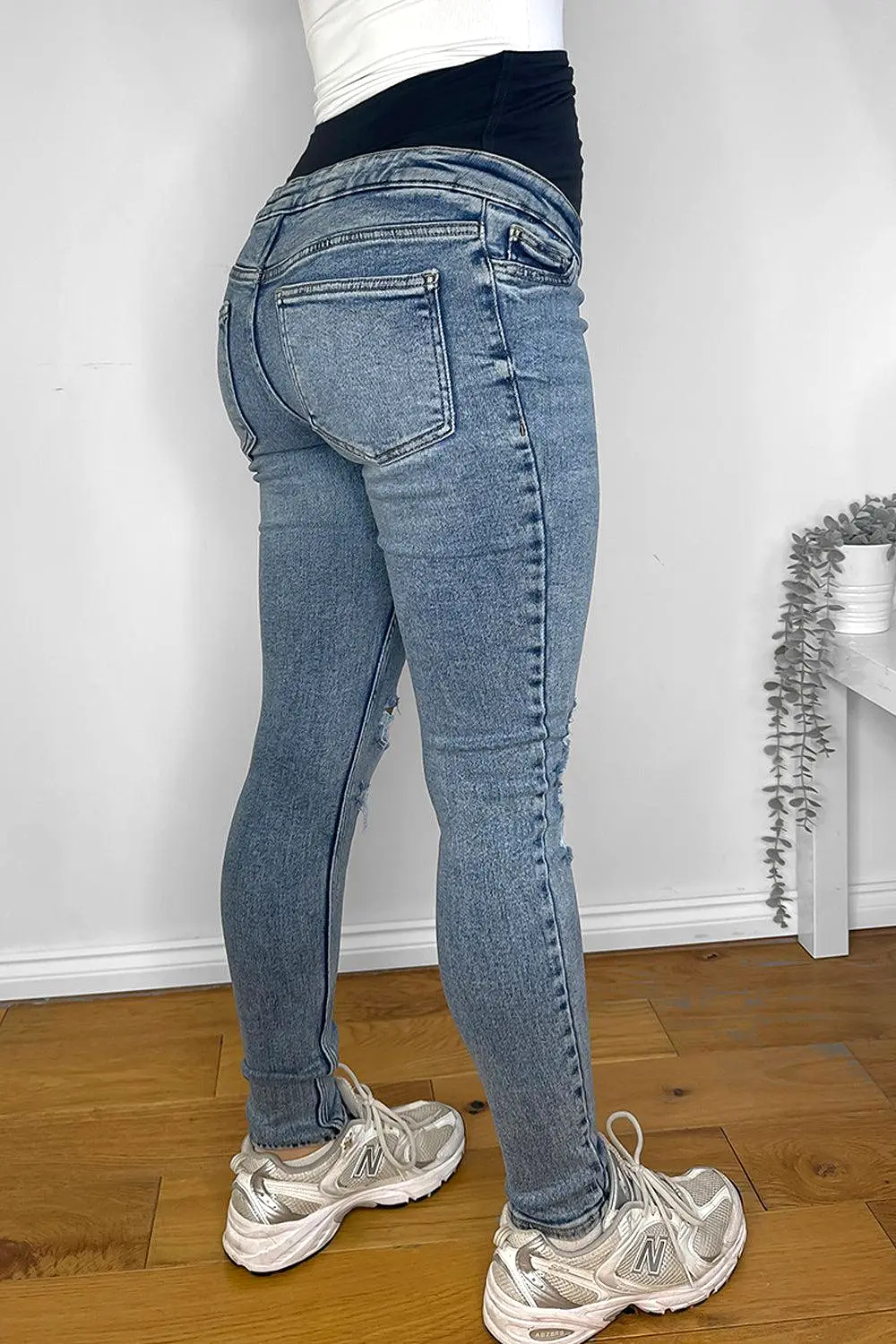 Maternity Yoke To Back Bump Cover Jeans