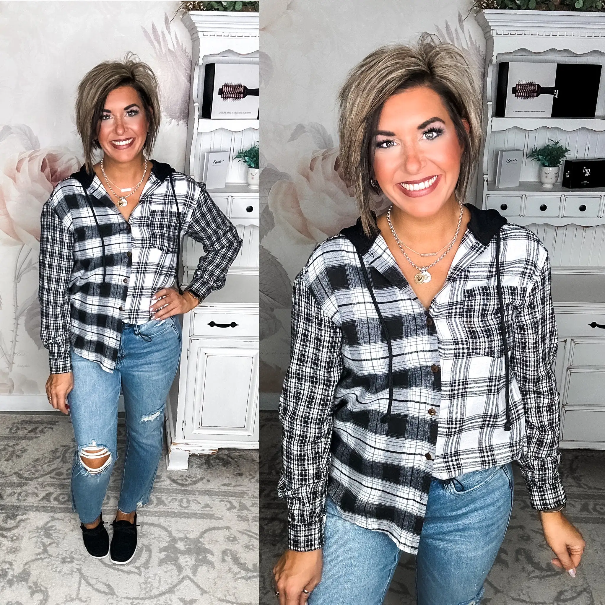 Messing Around Plaid Button Down