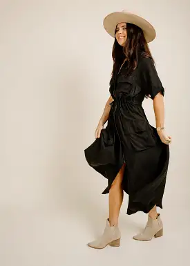 Millie Midi Dress - Black