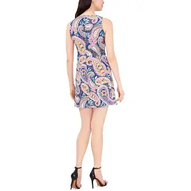 MSK Womens Paisley Short Mini Dress